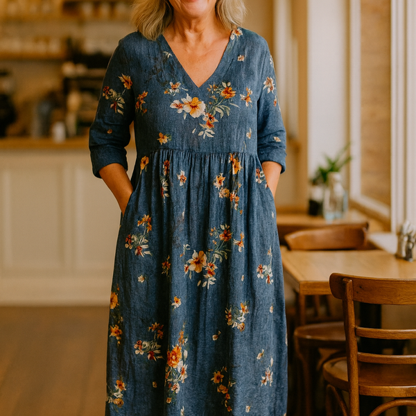 Noelia | Comfort Maxi Dress – Effortless Elegance, All-Day Confidence