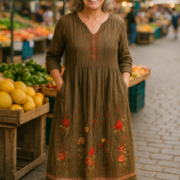 Noelia | Comfort Maxi Dress – Effortless Elegance, All-Day Confidence