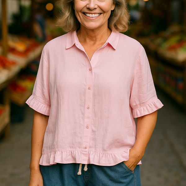 Elora | Breezy Comfort Blouse – Made for Real Days & Real Women