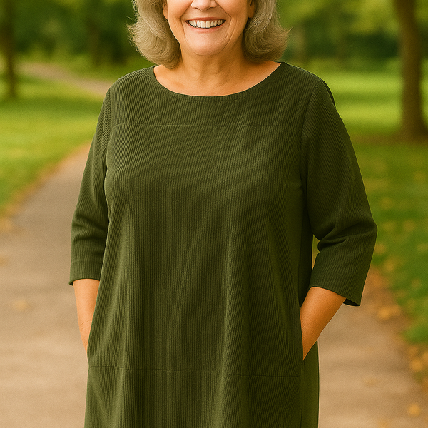 Marley| Soft Cord Tunic – Effortless Comfort, Quiet Elegance