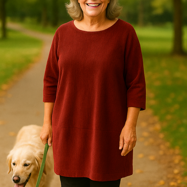 Marley| Soft Cord Tunic – Effortless Comfort, Quiet Elegance