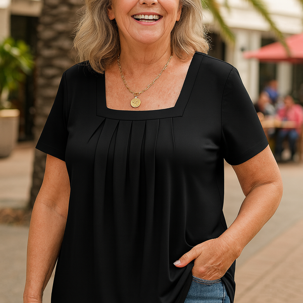 Colleen | Pleated Comfort Top - Everyday confidence (S-5XL)