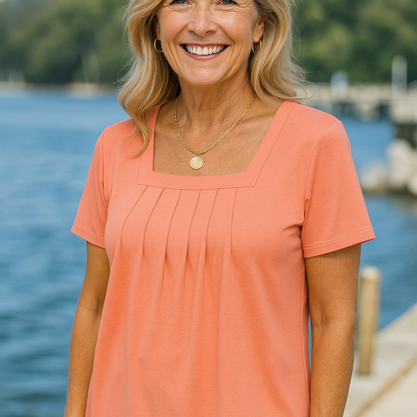 Colleen | Pleated Comfort Top - Everyday confidence (S-5XL)