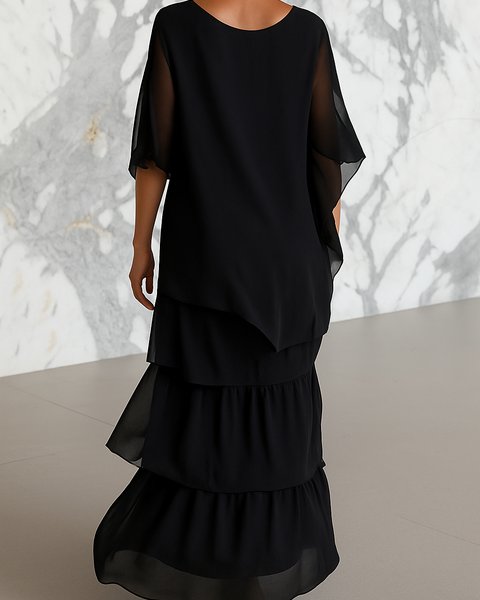 Juliette |  Elegant Tummy Covering Maxi Dress