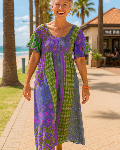 Althea| Comfort Maxi Dress – Flattering Ease for Every Day