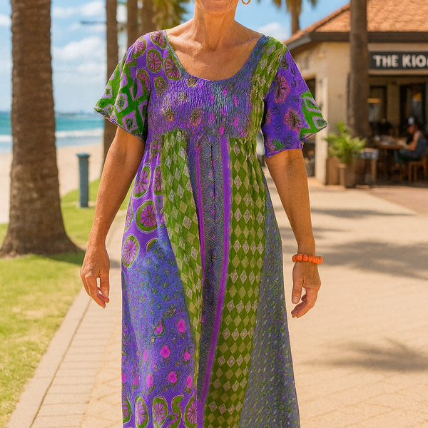 Althea| Comfort Maxi Dress – Flattering Ease for Every Day
