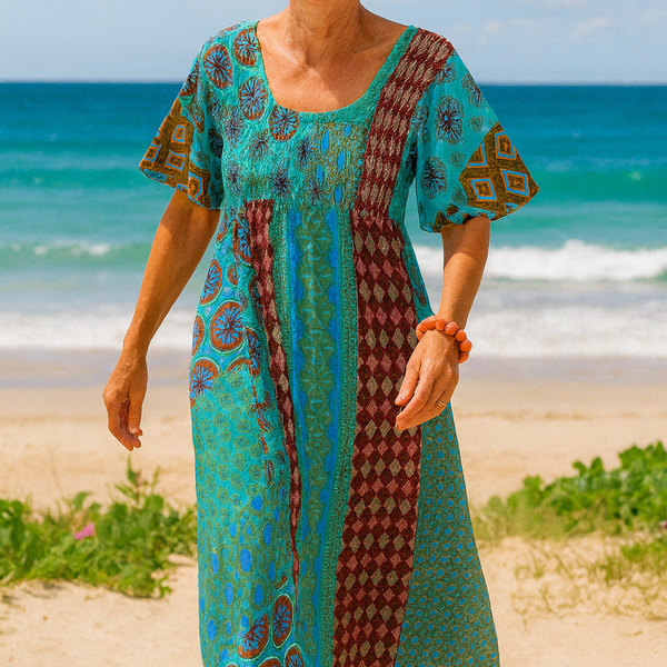 Althea| Comfort Maxi Dress – Flattering Ease for Every Day