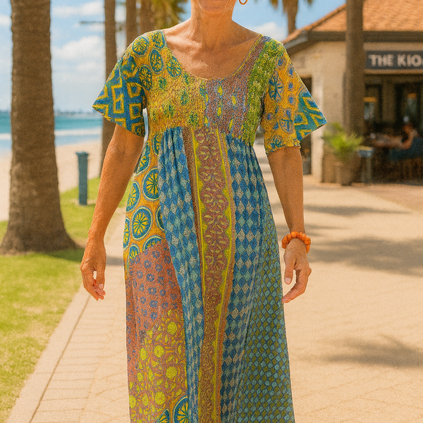 Althea| Comfort Maxi Dress – Flattering Ease for Every Day
