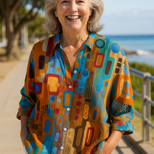 Edna | Artistic Blouse - Effortless, Unapologetically You