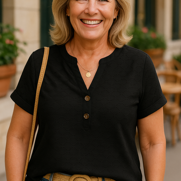 Joan | Blouse – Flattering Fit, Zero Cling, All Confidence