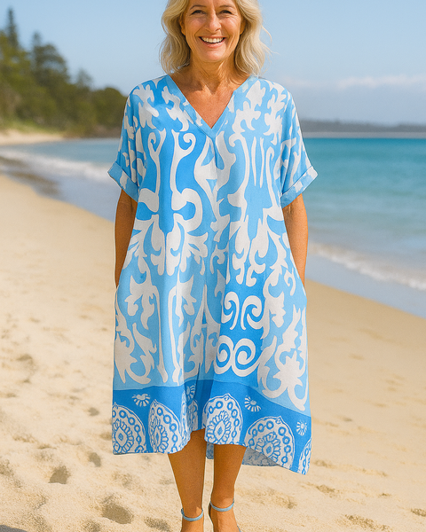 Marisela | Breeze Midi Dress – Lightness, Confidence & Carefree Style