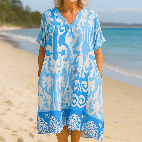 Marisela | Breeze Midi Dress – Lightness, Confidence & Carefree Style
