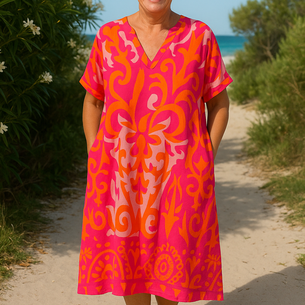 Marisela | Breeze Midi Dress – Lightness, Confidence & Carefree Style