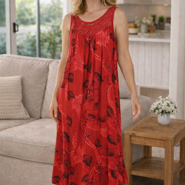 Maisie | Easy Swing Lace Dress — Cool, Relaxed & Effortlessly Comfortable (S-5XL)