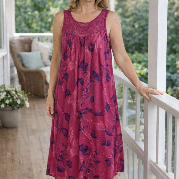 Maisie | Easy Swing Lace Dress — Cool, Relaxed & Effortlessly Comfortable (S-5XL)