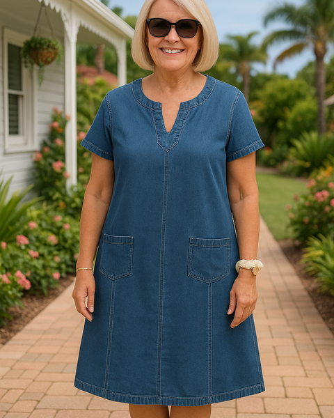 New Arrival | Mirielle Soft Denim Everyday Dress