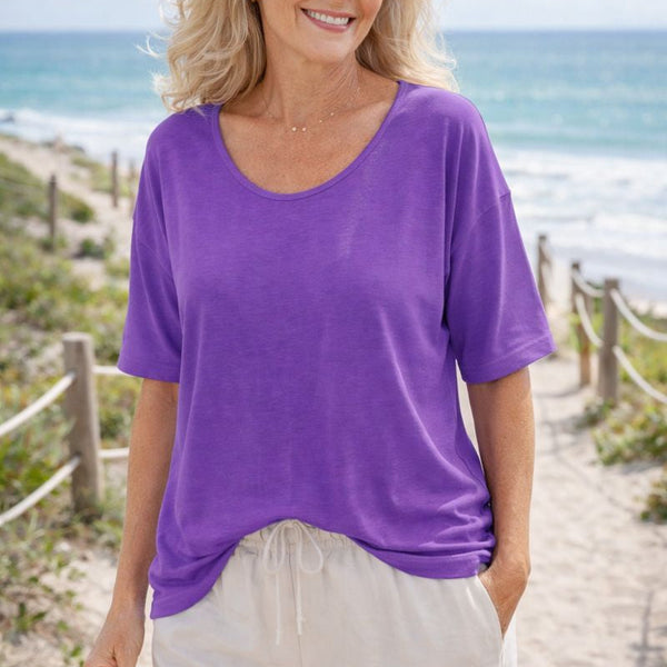 Bria | Soft Cotton Everyday Top – Comfort You Don’t Have to Think About (AU10–24)