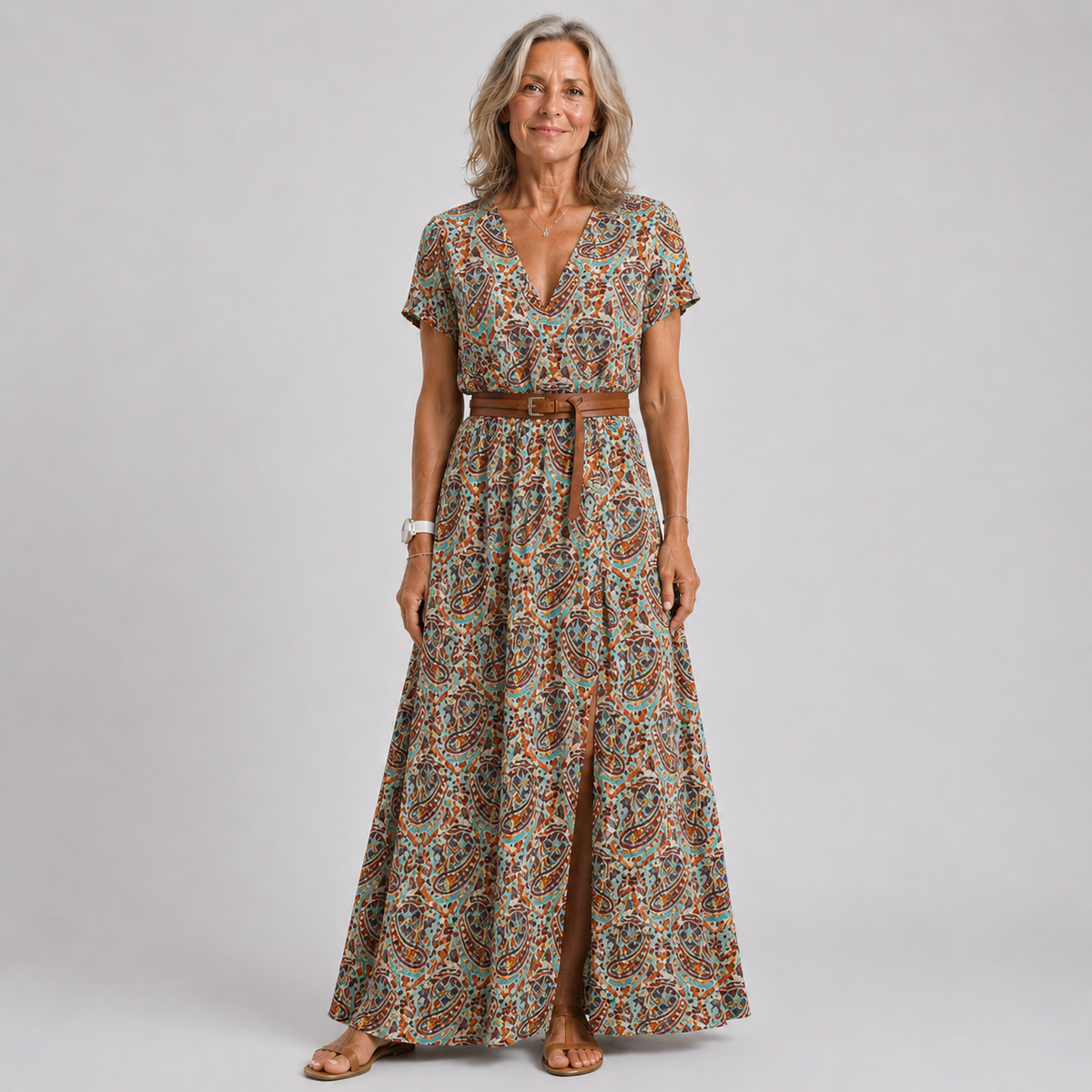 Charissa | Elegant Floral Maxi Dress