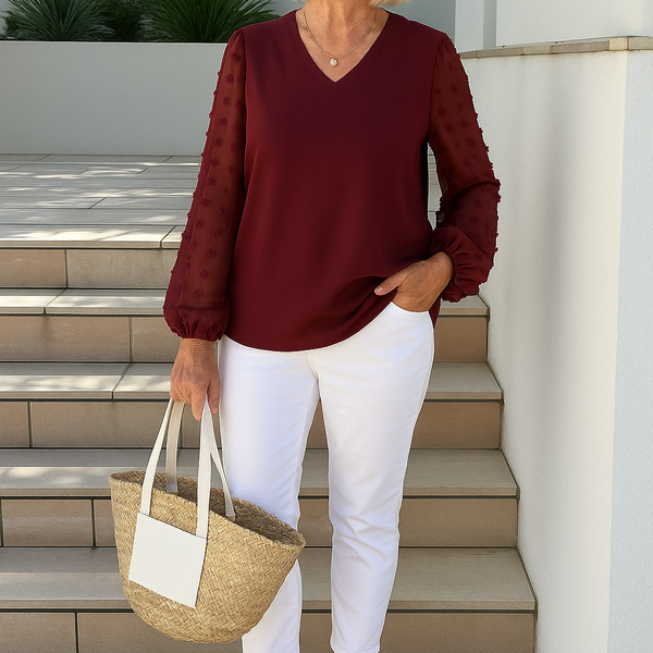 Evelyn Blouse | Confidence, Covered in Comfort