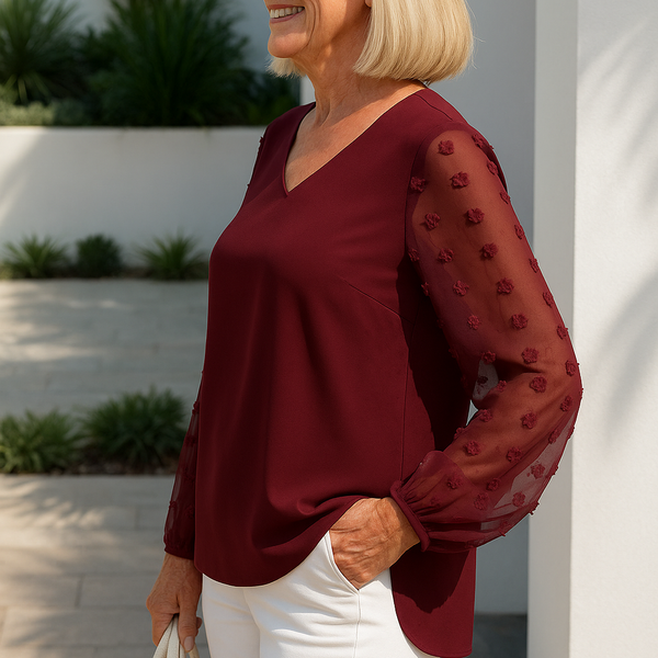 Evelyn Blouse | Confidence, Covered in Comfort