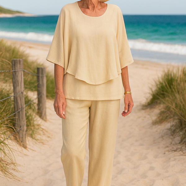 Rosalind | Sophisticated Two-Piece Set – Effortless Style, Lasting Comfort