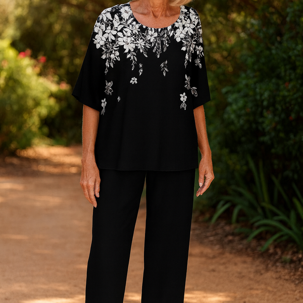 Rosalind | Sophisticated Two-Piece Set – Effortless Style, Lasting Comfort