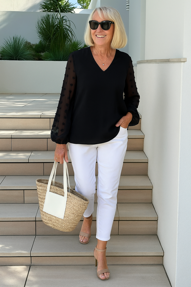 Evelyn Blouse | Confidence, Covered in Comfort