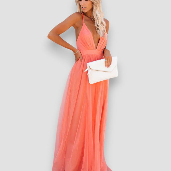 Élanor – Robe Maxi Coastal Bloom