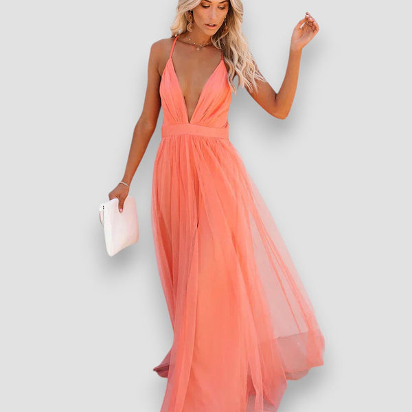 Élanor – Robe Maxi Coastal Bloom