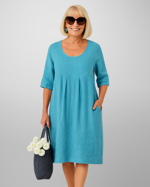 Ruthie | Easy Elegance Linen Dress