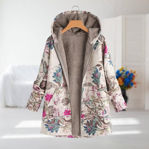 Camélia | Veste Chaleureuse avec Doublure en Fleece