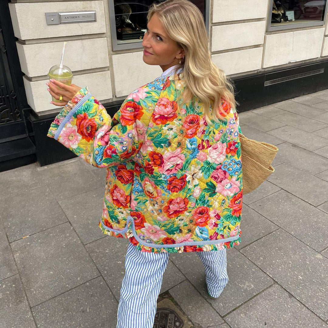 NICOLE™ - Veste Imprimée Tendance