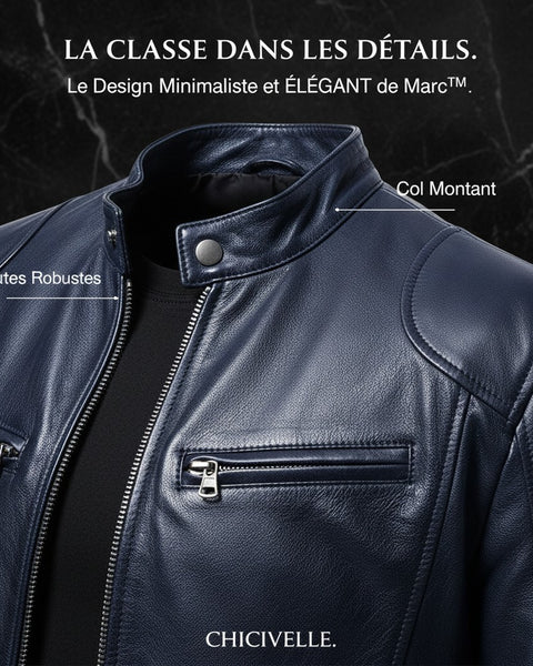 Marc™ | Veste en cuir pour hommes