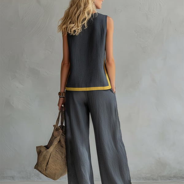 ESSENTIAL - Leila | Elegant Cotton and Linen Set
