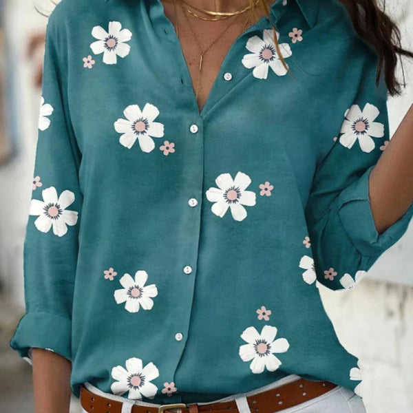 Grace | Soft Floral Blouse – Made to Flatter, Designed to Breathe