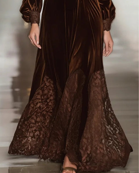 Robe Maxi Suédée Noemi
