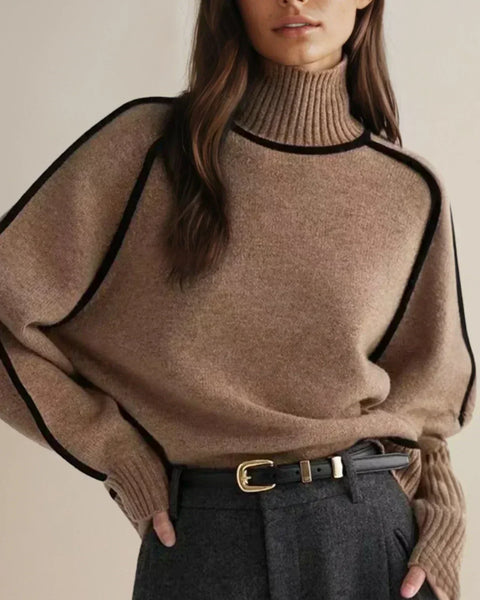 Donna | Pull élégant à col roulé