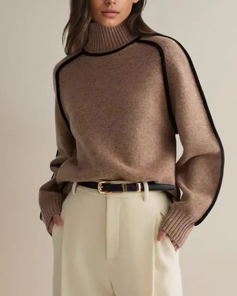 Donna | Pull élégant à col roulé