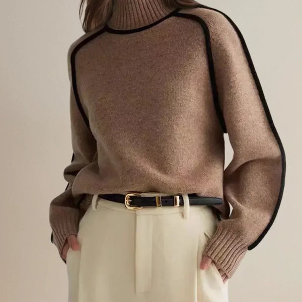 Donna | Pull élégant à col roulé
