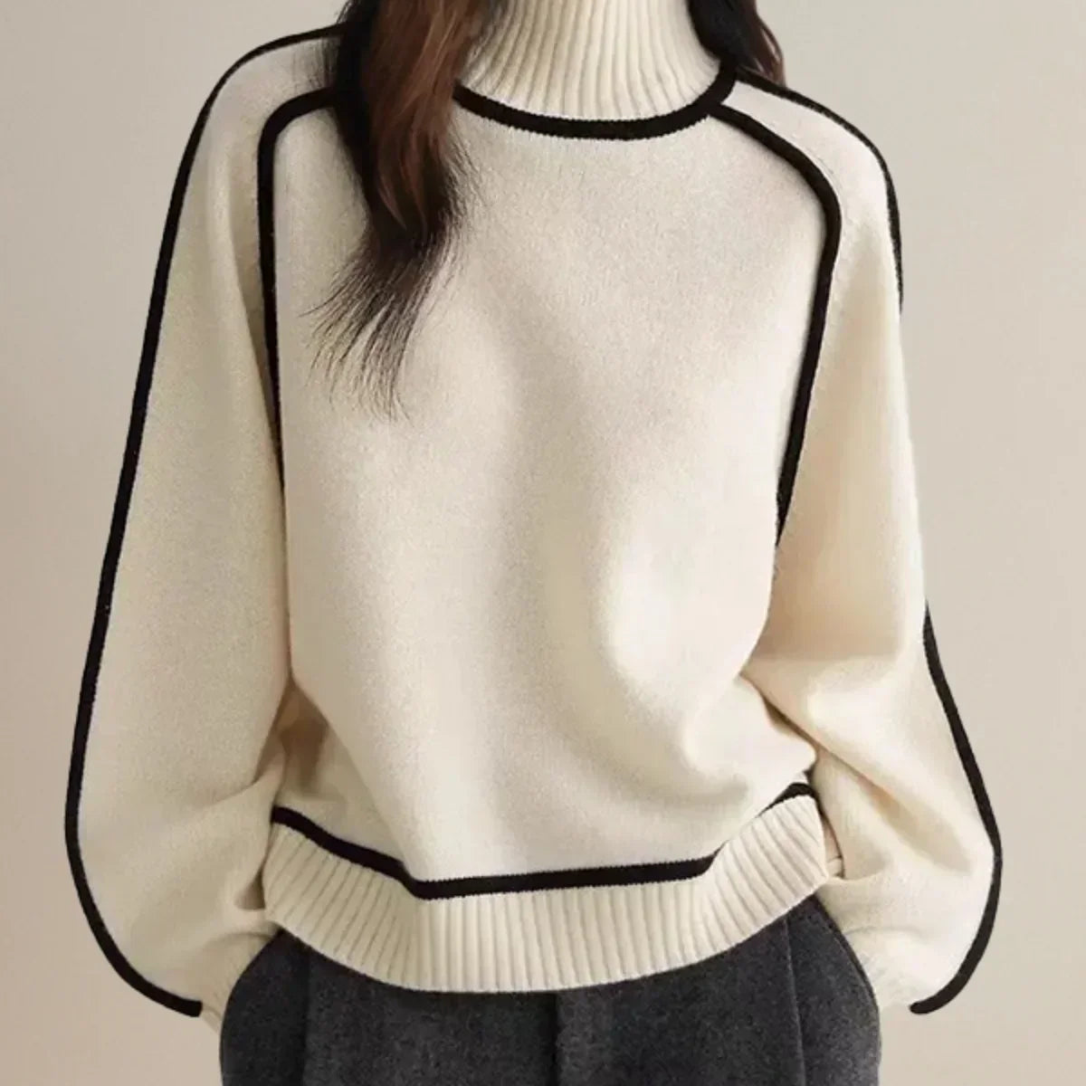 Donna | Pull élégant à col roulé