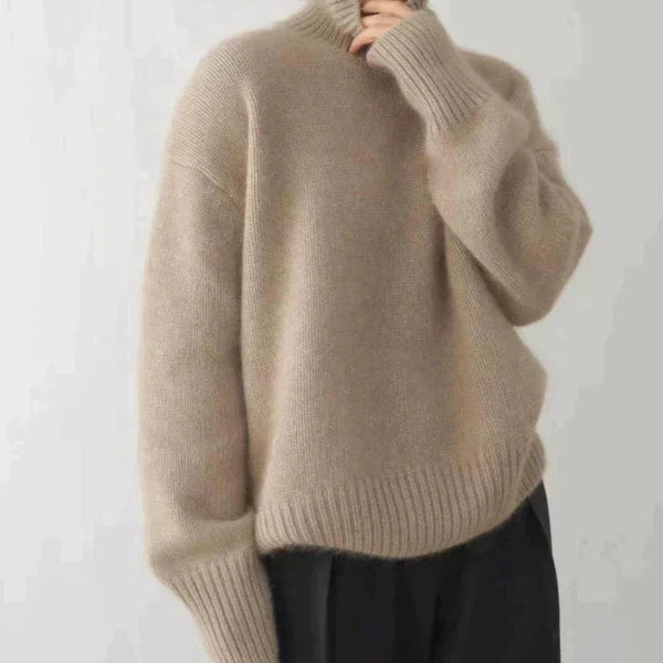 Amaya | Pull Col Roulé en Cachemire de Luxe
