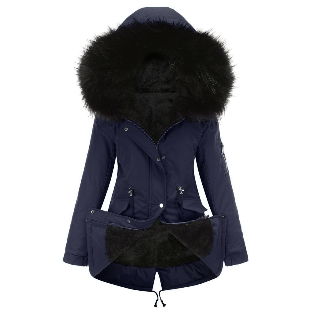 MARINA™ | Parka en Velours Chaud avec Bordure