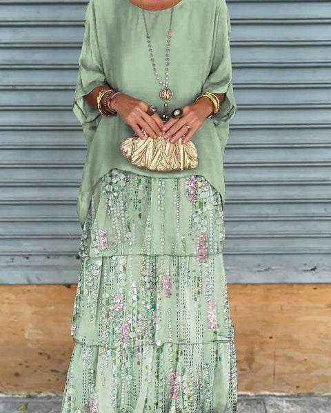 Juliette | Elegant Layered Maxi Dress