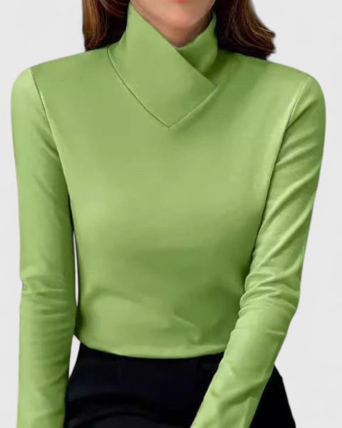 Clair | Pull Col Roulé Élégant