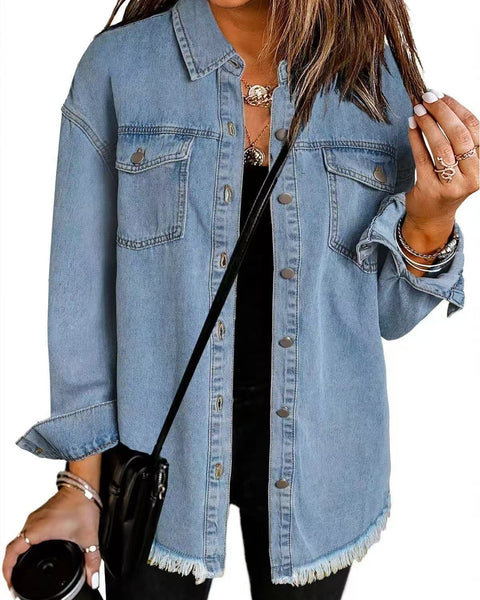 ROXANE™ - Veste en Jean Classique de Tous les Jours