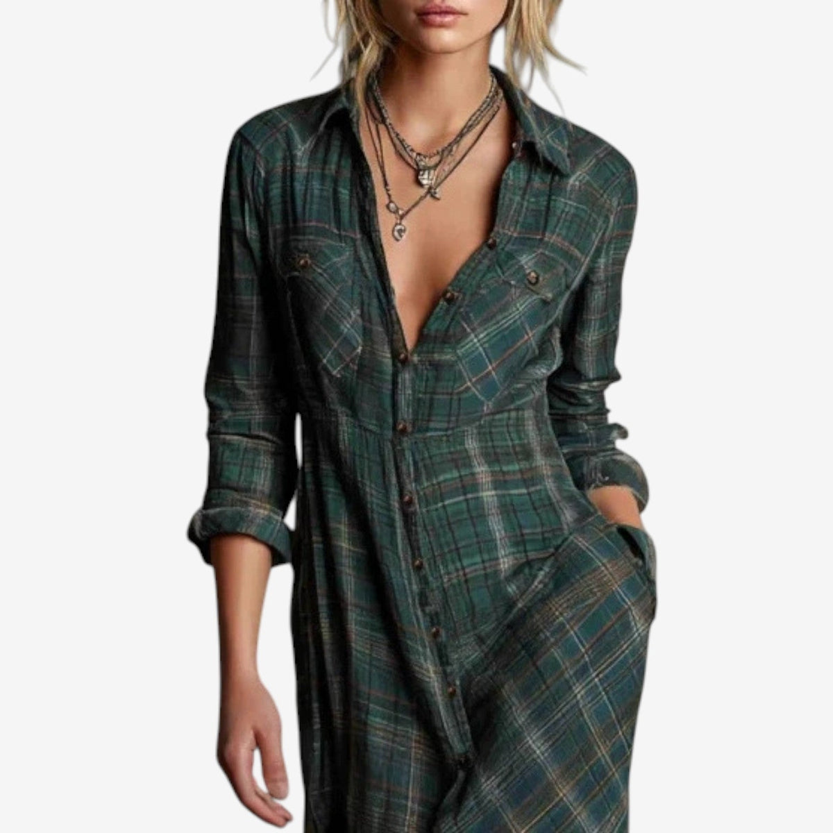Robe Chemise Maxi Intemporelle Cécile™