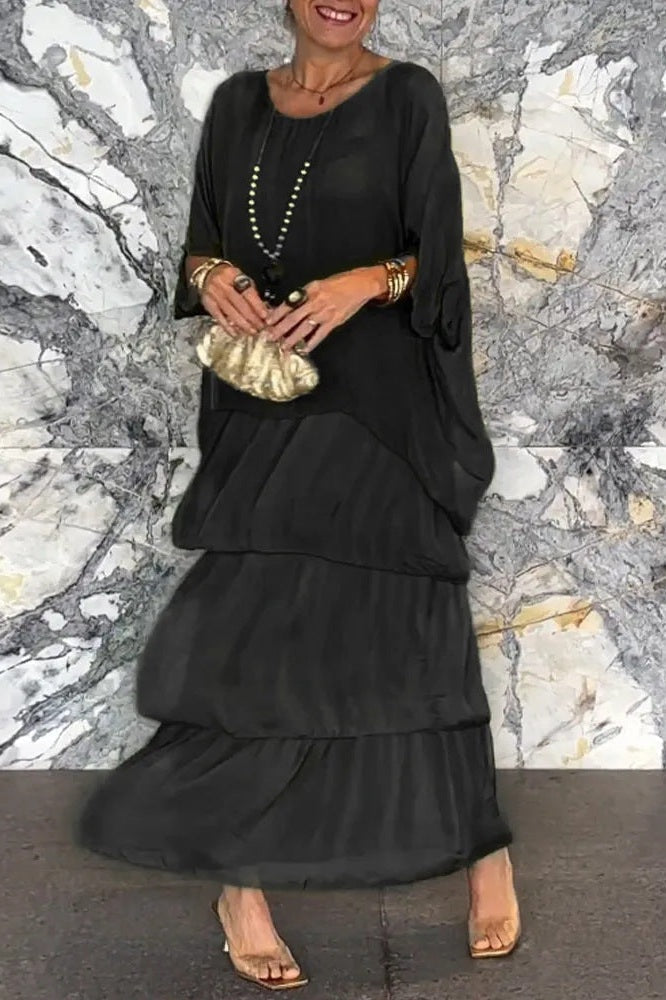 Camille | Elegant Layered Maxi Dress
