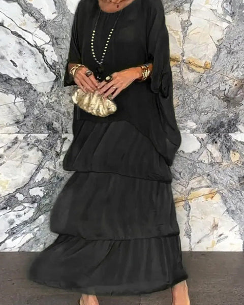 Camille | Elegant Layered Maxi Dress