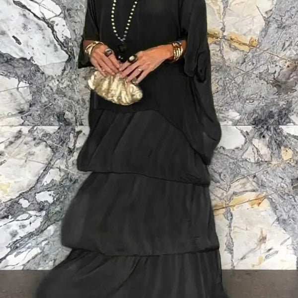 Camille | Elegant Layered Maxi Dress