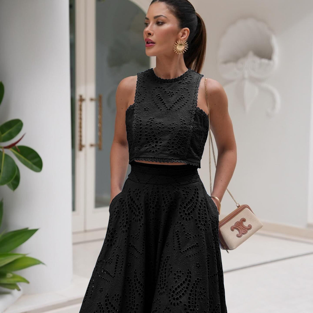Linda | Robe fluide en dentelle pour femmes